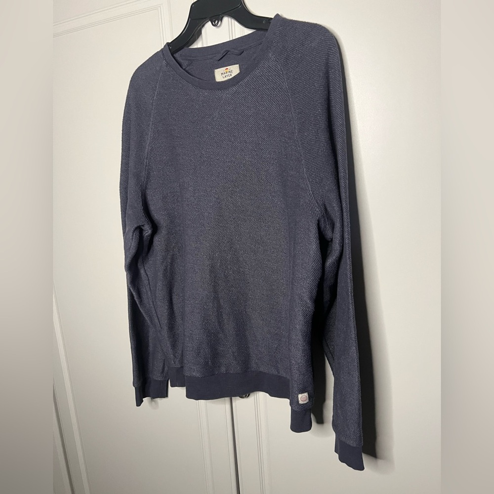 Marine Layer Terry Cloth Crewneck Sweatshirt - Picture 2 of 10